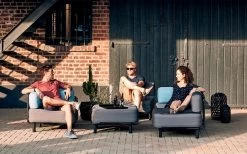 One Bar Element 3 Aufblasbarer Hocker Dark Grey -Camping Serien Geschäft 365726 2614070