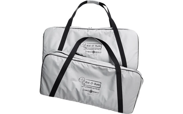 Disc-O-Bed Kid-O-Bunk Kinder Camping Stockbett Inkl. Seitentaschen Rot / Silber 6 Disc-O-Bed Kid-O-Bunk Kinder Camping Stockbett Inkl. Seitentaschen Rot / Silber – Bild 6