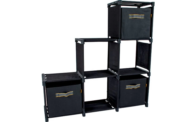 Bo-Camp Industrial Zwart Kommode Inkl. 3 Aufbewahrungsboxen 1 Bo-Camp Industrial Zwart Kommode Inkl. 3 Aufbewahrungsboxen