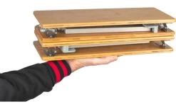 Bo-Camp Urban Outdoor Southwark Bambus-Alu Rolltisch 60 X 40 Cm -Camping Serien Geschäft 391853 2892004