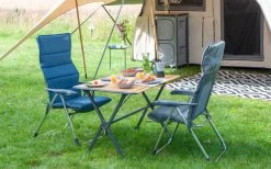 Bo-Camp Olefin Universal Stuhlkissen / Sitzauflage Blau -Camping Serien Geschäft 391889 2854589