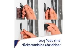 Silwy® Smart Magnet-Pins Inkl. Metall Nano Gel Pads Weiss -Camping Serien Geschäft 435408 3102506