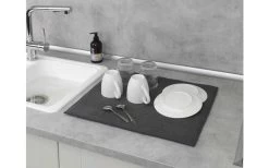 Wenko Mikrofaser Abtropfmatte Miko Blau -Camping Serien Geschäft 492428 3504797