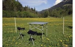 Basic Nature Travelchair Rolltisch Klein 70 X 70 Cm -Camping Serien Geschäft 504137 3331743