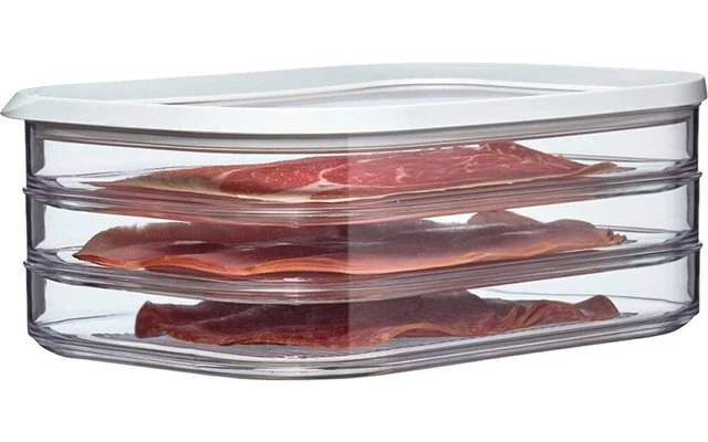 Mepal Modula Kühlschrankdose Aufschnitt Weiß 550 Ml 2 Mepal Modula Kühlschrankdose Aufschnitt Weiß 550 Ml – Bild 2