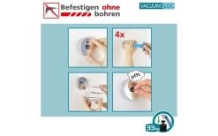 Wenko Vacuum-Loc Adapter Matt Premium 2er Set Befestigen Ohne Bohren 5 Wenko Vacuum-Loc Adapter Matt Premium 2er Set Befestigen Ohne Bohren -Camping Serien Geschäft 516104 3504014