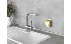 Wenko Turbo-Loc Edelstahl Schwammhalter Rostfrei, Befestigen Ohne Bohren -Camping Serien Geschäft 516854 3543944