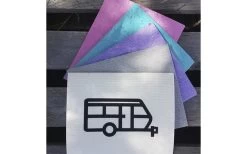 Pufz Schwedisches Geschirrtuch Wohnmobil Cerise