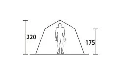 DWT Steilwandzelt Villa 6 -Camping Serien Geschäft 56252 114514