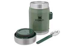 Stanley Classic Legendary Lebensmittel Behälter Mit Göffel 400 Ml Nightfall Blau -Camping Serien Geschäft 573942 3917070