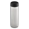 Klean Kanteen Wide Loop Cap Edelstahl Thermoflasche Brushed Stainless 800 Ml