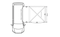 Outdoor Revolution Cayman Midi Air Vorzelt Low 180 Bis 210 Cm -Camping Serien Geschäft 633247 4431471