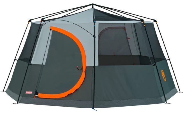 Coleman Octagon Familienzelt Für 8 Personen Orange 1 Coleman Octagon Familienzelt Für 8 Personen Orange