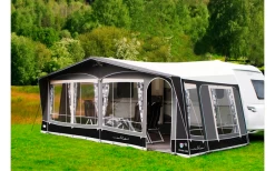 Walker Vorzelt Atrium-300 Anthrazit Glasfiber MAX 825 Umlaufmaß 810-840 Cm -Camping Serien Geschäft 667164 4567521