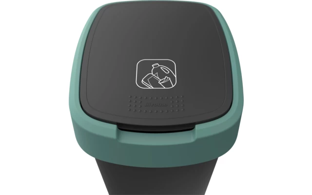 Rotho Twist Abfalleimer Mit Schwing- Und Klappdeckel 25 Liter Lime Grün 6 Rotho Twist Abfalleimer Mit Schwing- Und Klappdeckel 25 Liter Lime Grün – Bild 6