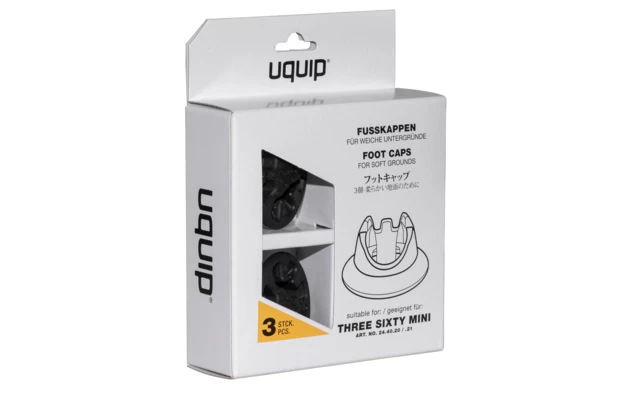 Uquip Muddy S (3 Pcs) Fußkappen Für Uquip Three Sixty Mini 3 Uquip Muddy S (3 Pcs) Fußkappen Für Uquip Three Sixty Mini – Bild 3
