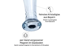 Silwy® Magnet-Kristallglas Weizenbier (0,5 L) -Camping Serien Geschäft 710744 4794275