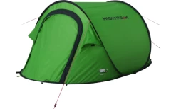 High Peak Vision 3 Einfachdach 3 Personen Pop Up Wurfzelt Grün -Camping Serien Geschäft 739760 4973897 1