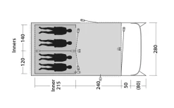 Outwell Greenwood 4 Tunnelzelt 13 Outwell Greenwood 4 Tunnelzelt -Camping Serien Geschäft 748523 5009078