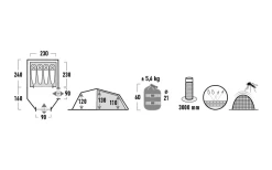 High Peak Zelt Goshawk 4 Tunnelzelt 11 High Peak Zelt Goshawk 4 Tunnelzelt -Camping Serien Geschäft 803042 5244845